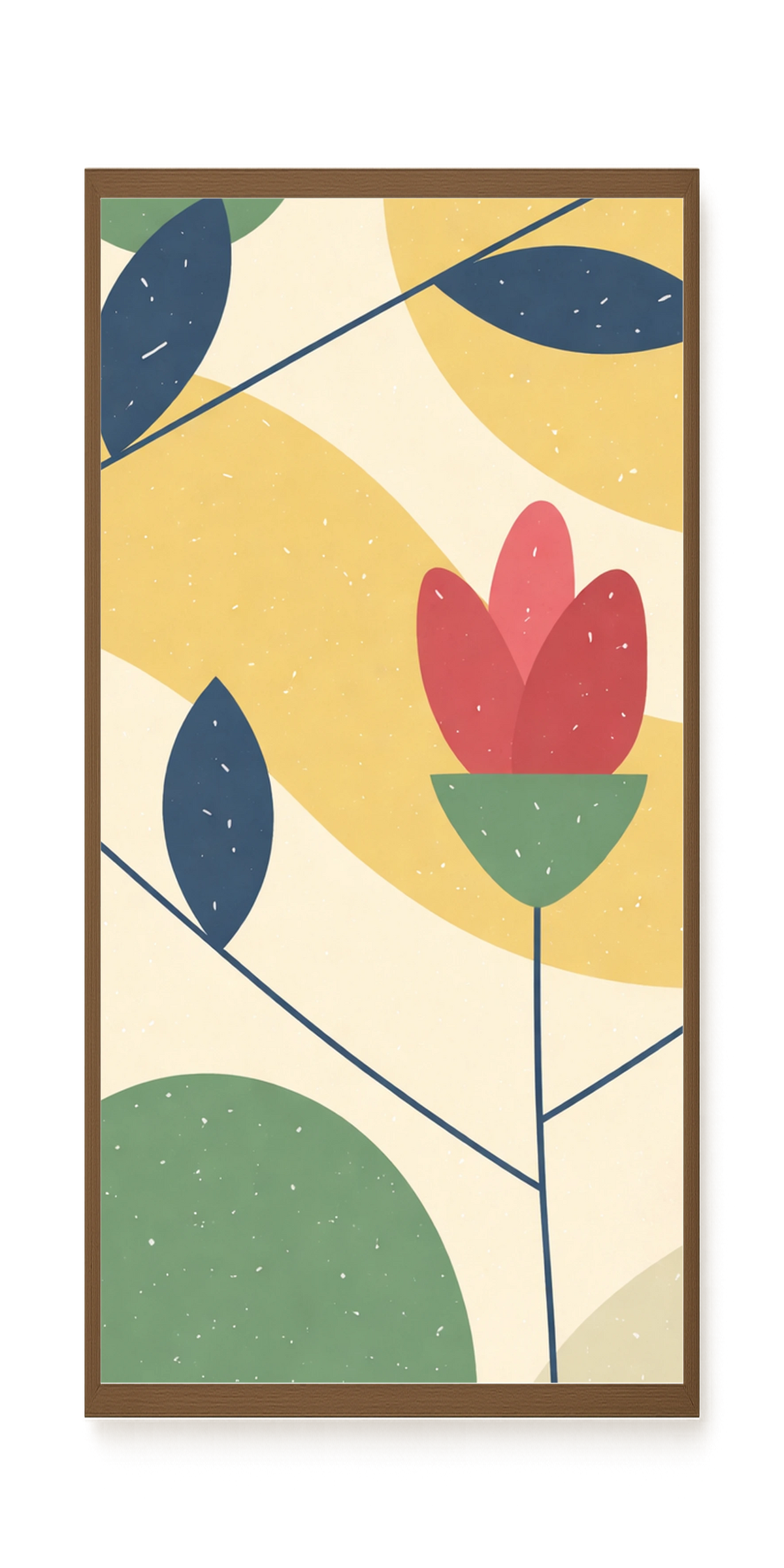 Abstract Flower Canvas Print