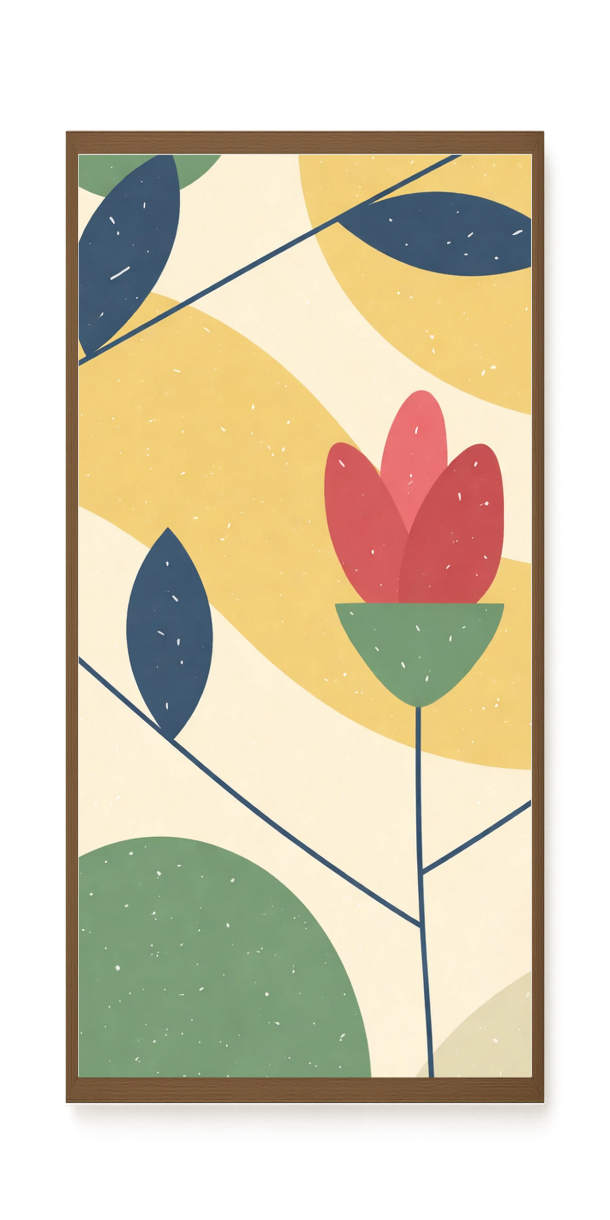 Abstract Flower Canvas Print