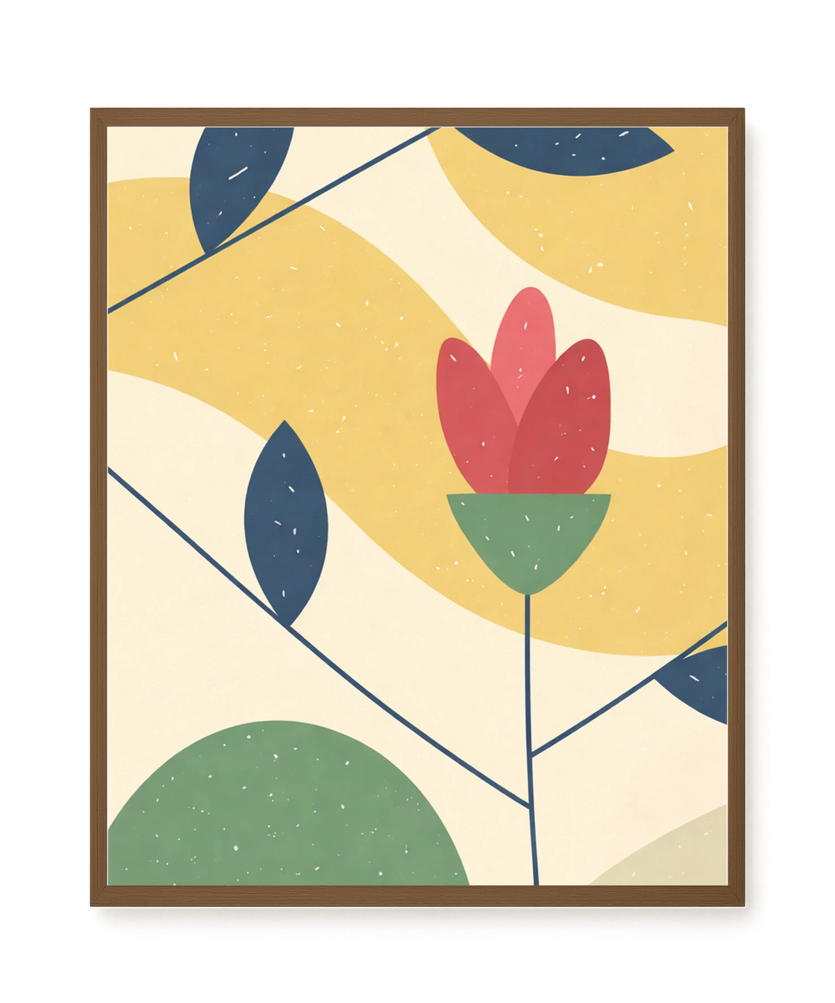 Abstract Flower Canvas Print