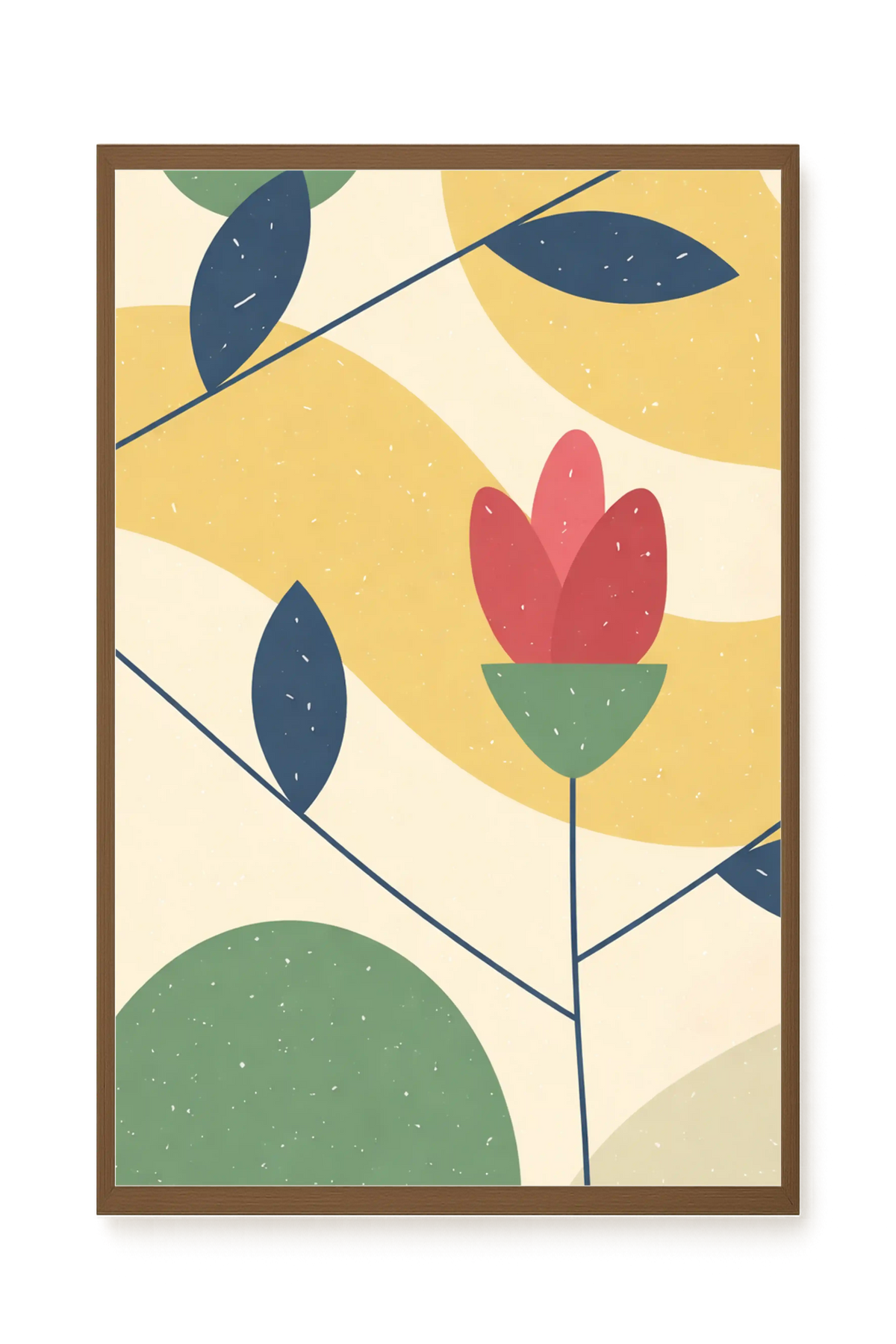 Abstract Flower Canvas Print