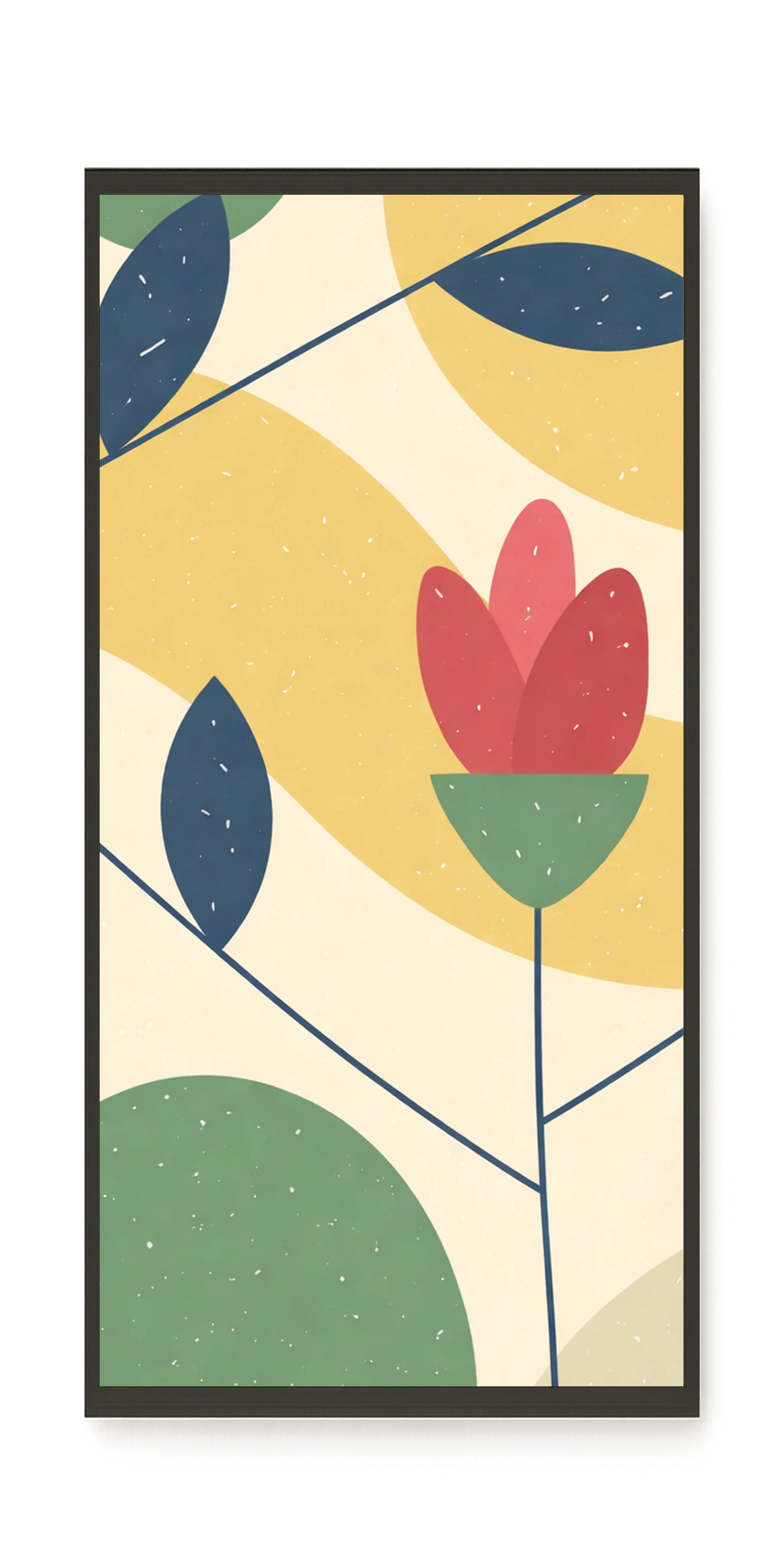 Abstract Flower Canvas Print