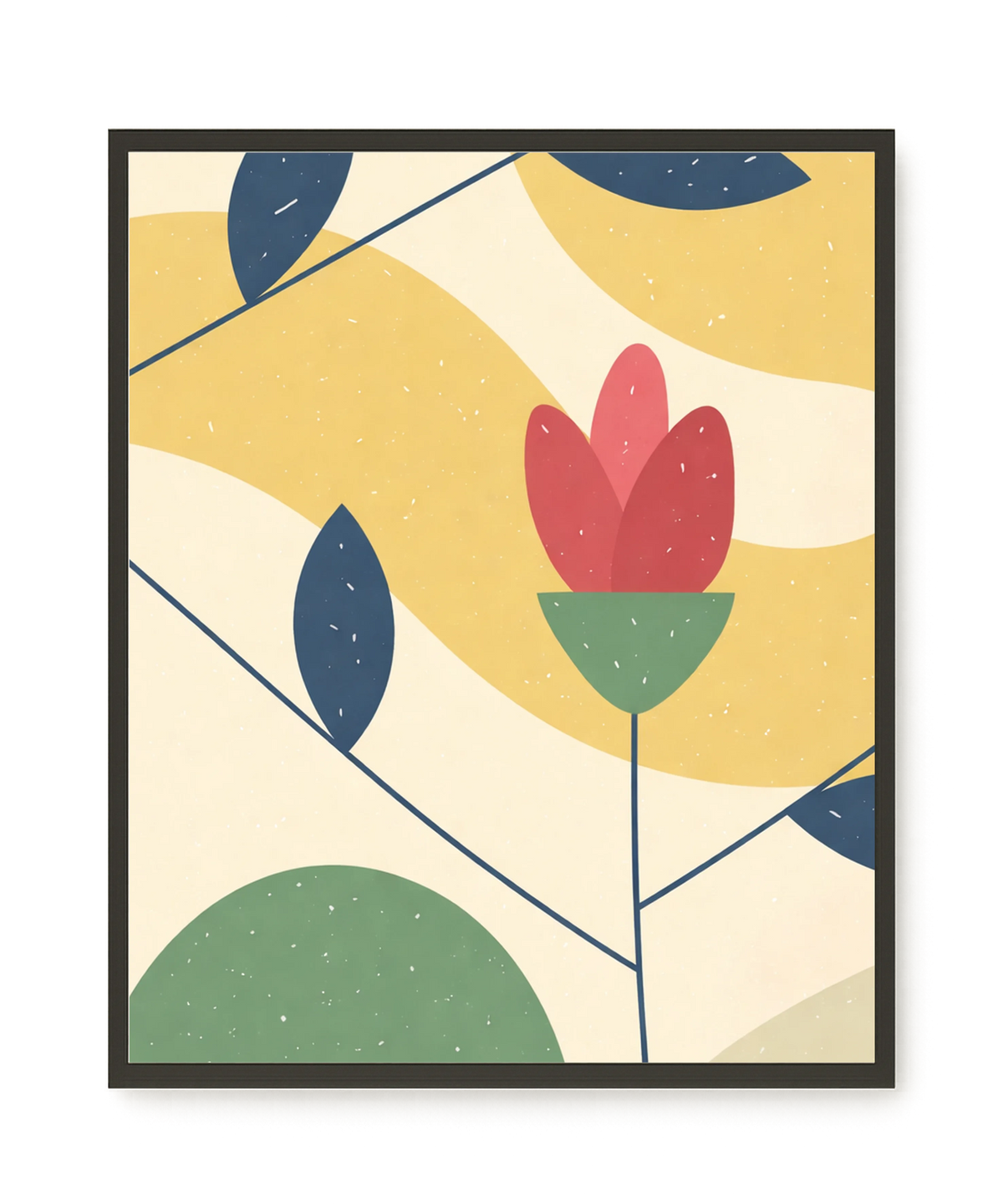 Abstract Flower Canvas Print