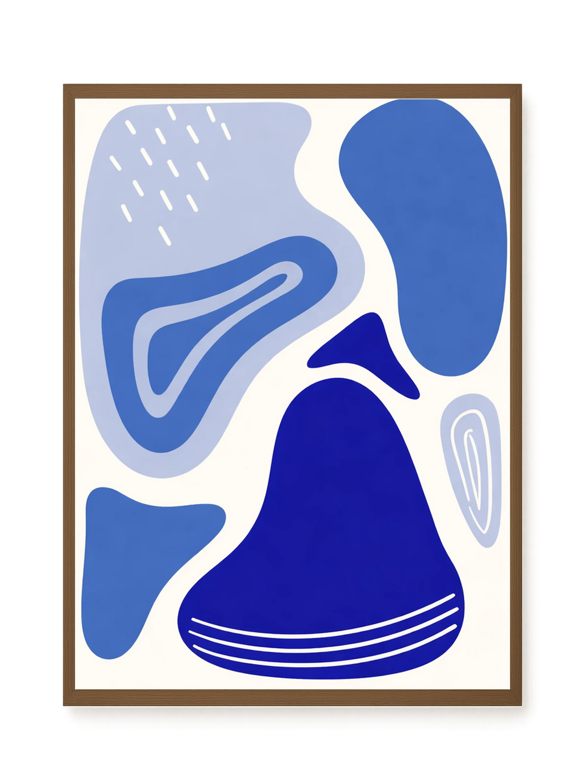 Natural composition with organic lines Canvas Print