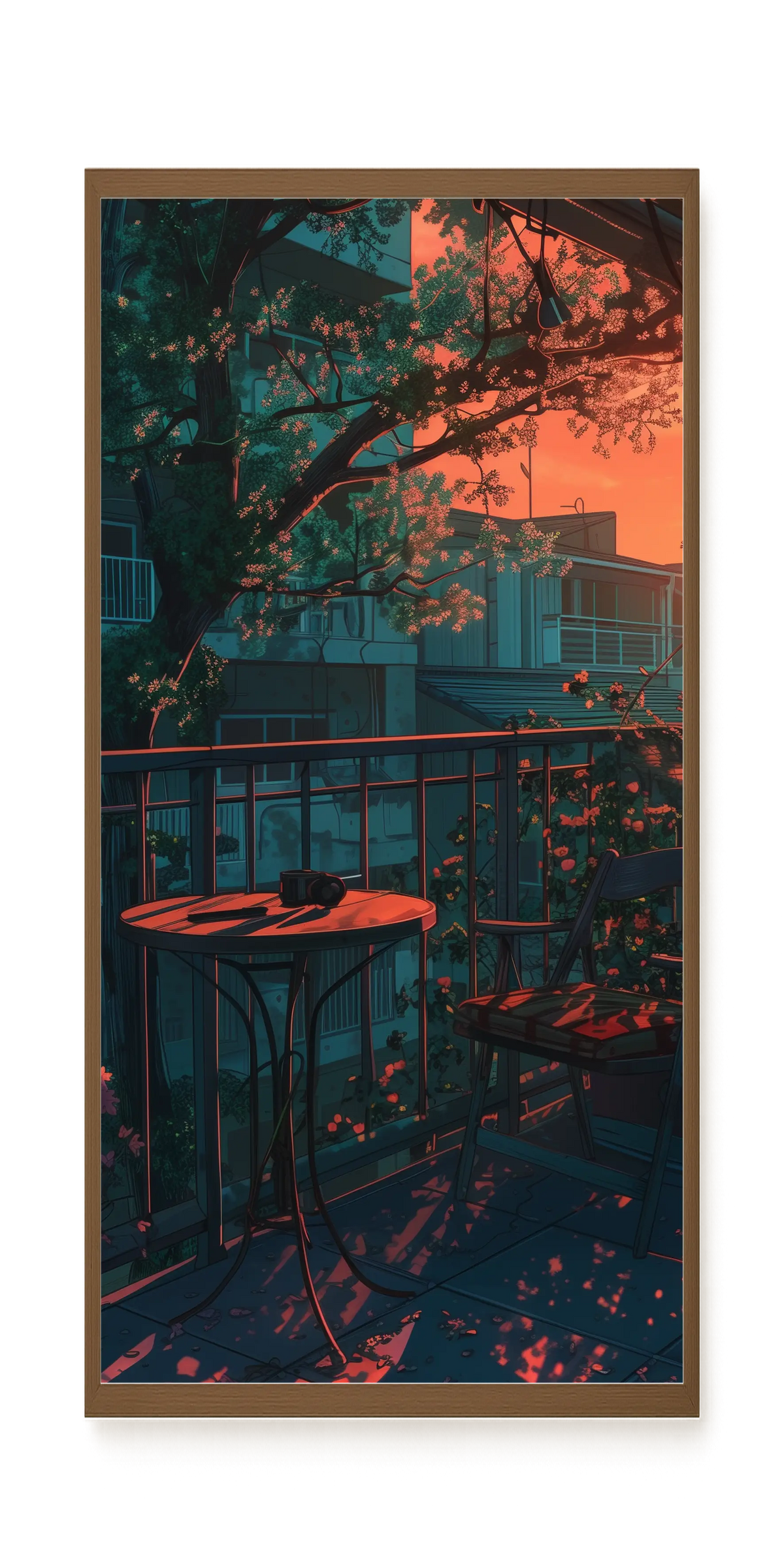 Balcony Sunset Canvas Print