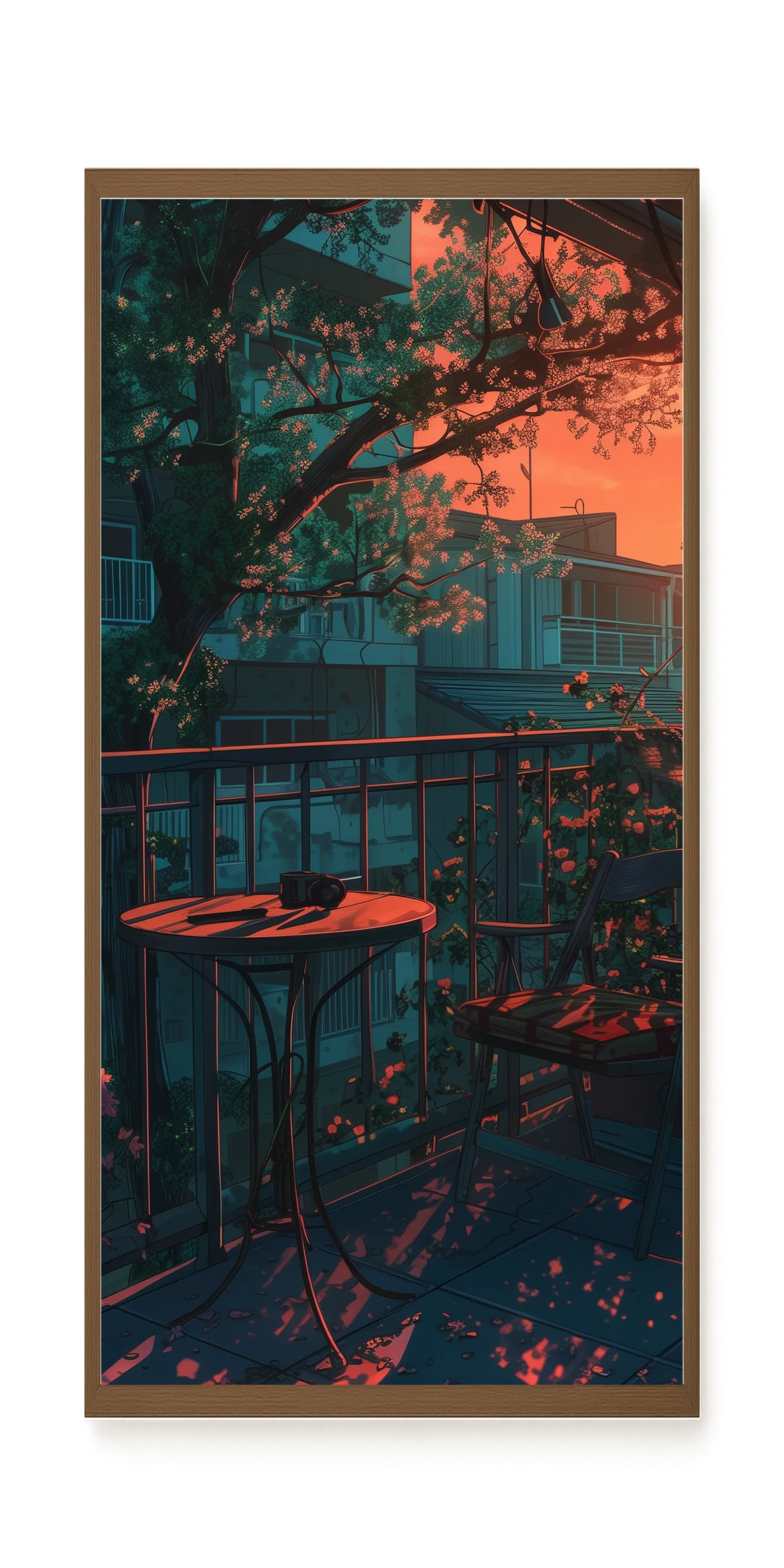 Balcony Sunset Canvas Print