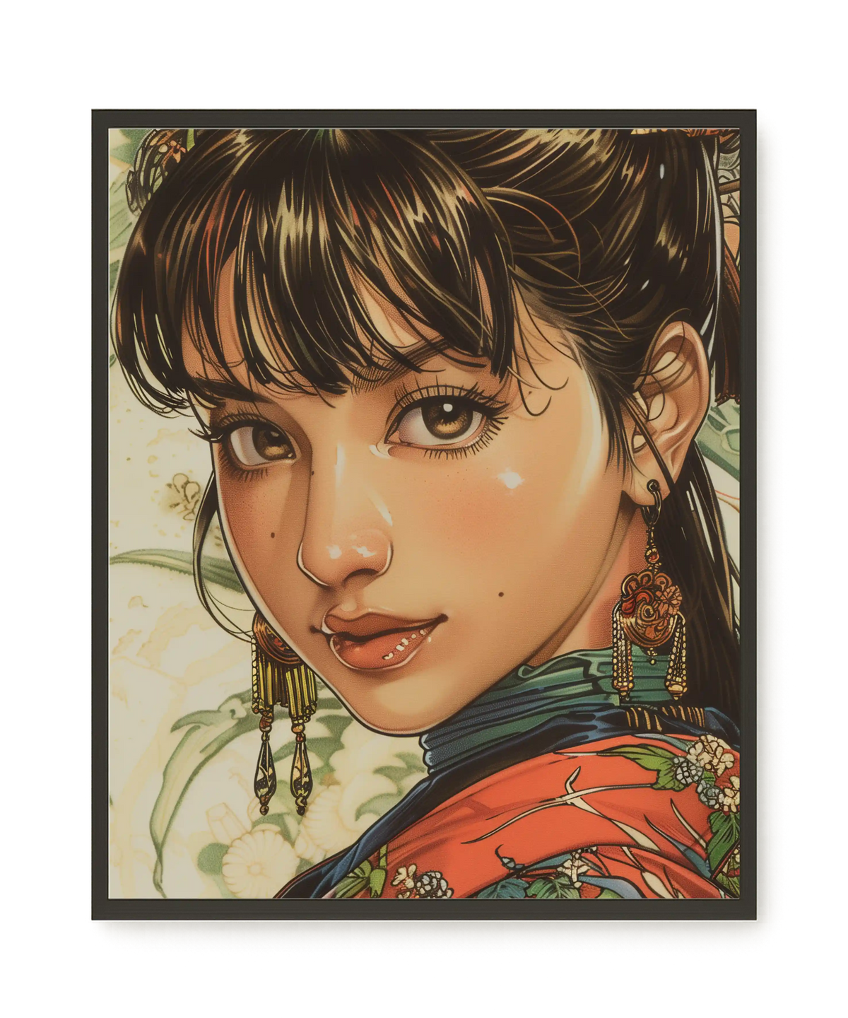 Feminine Calm Canvas Wall Art