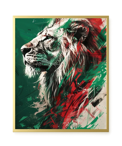 Patriotic Roar Canvas Print