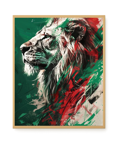 Patriotic Roar Canvas Print