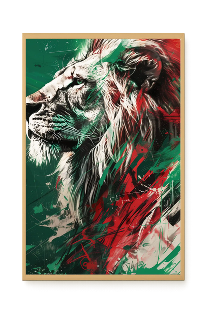 Patriotic Roar Canvas Print