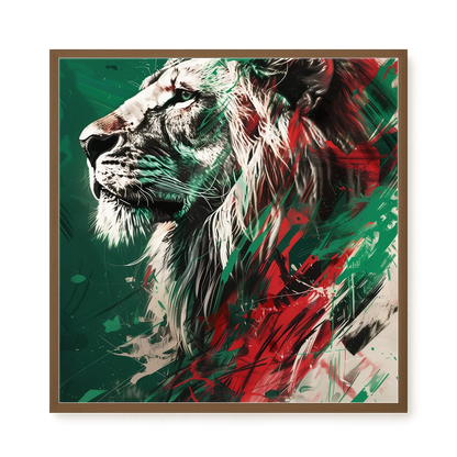 Patriotic Roar Canvas Print