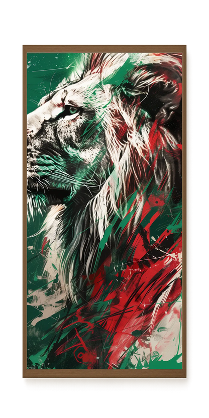 Patriotic Roar Canvas Print