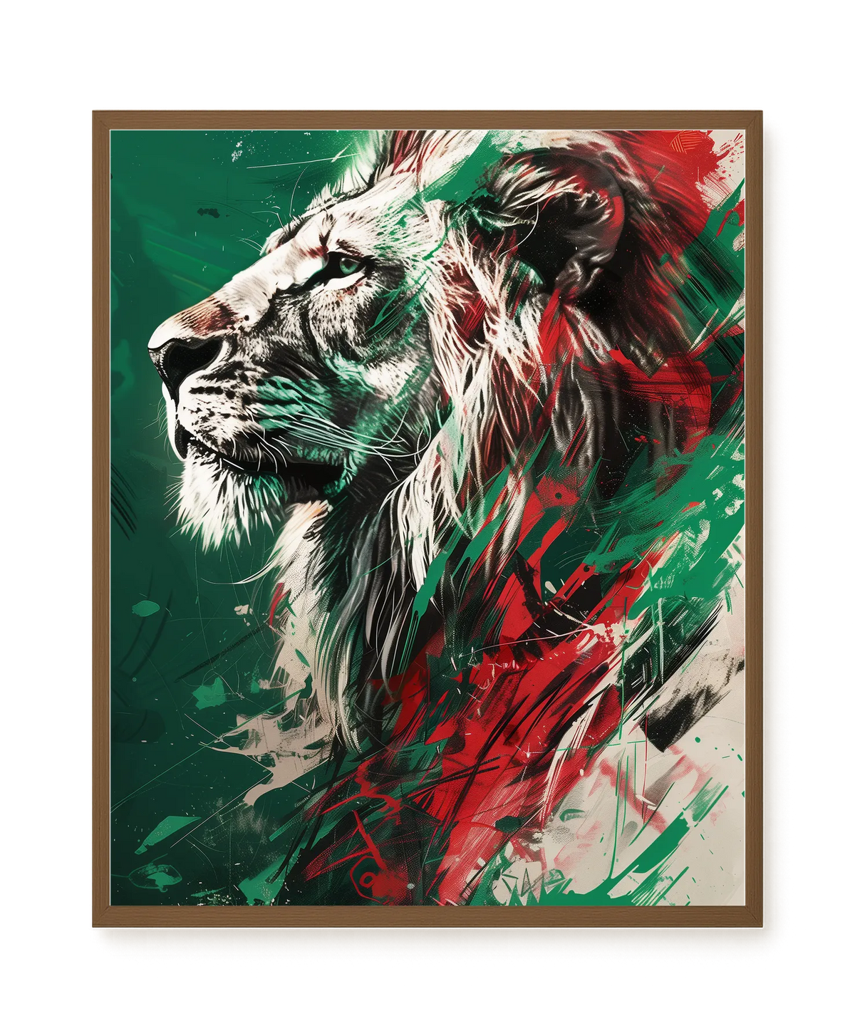 Patriotic Roar Canvas Print
