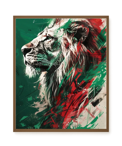Patriotic Roar Canvas Print