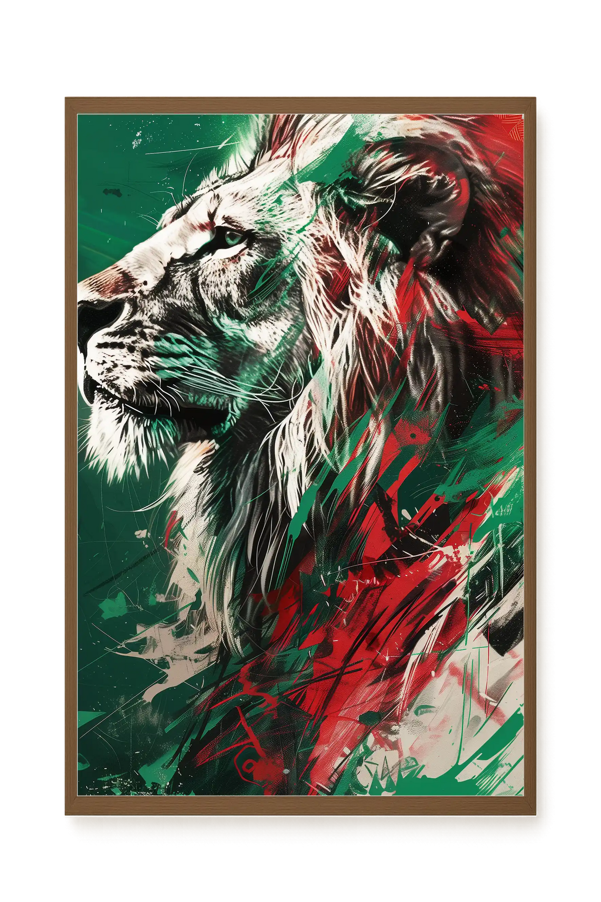 Patriotic Roar Canvas Print