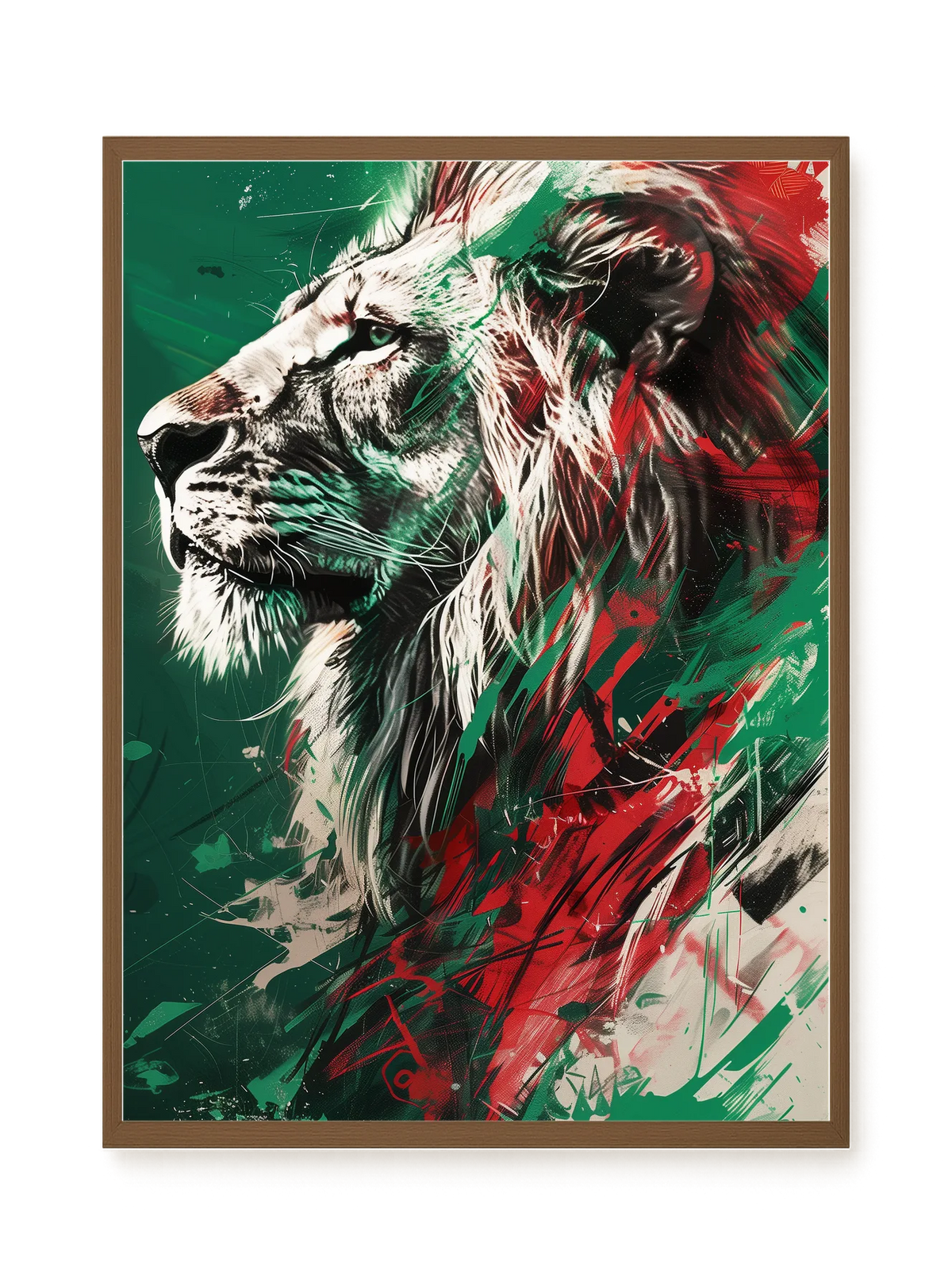 Patriotic Roar Canvas Print