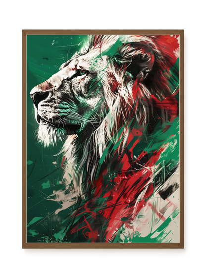 Patriotic Roar Canvas Print