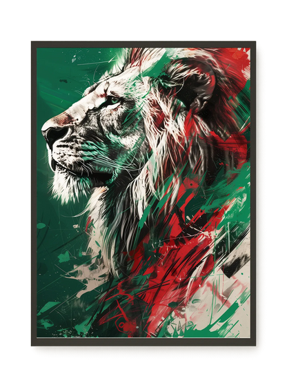 Patriotic Roar Canvas Print
