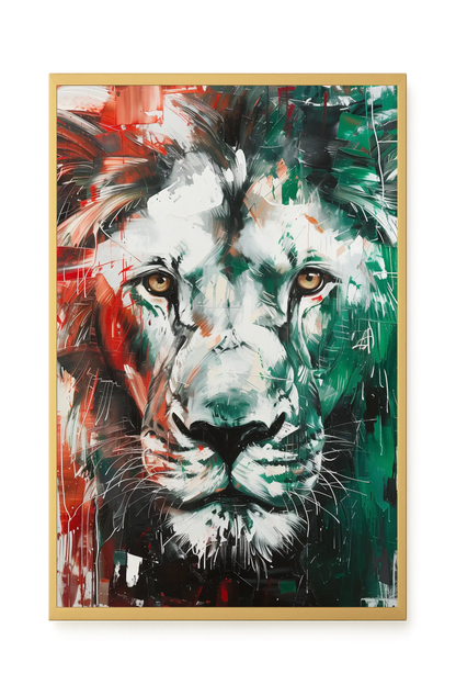 Power Face Canvas Wall Art