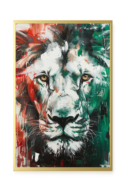 Power Face Canvas Wall Art