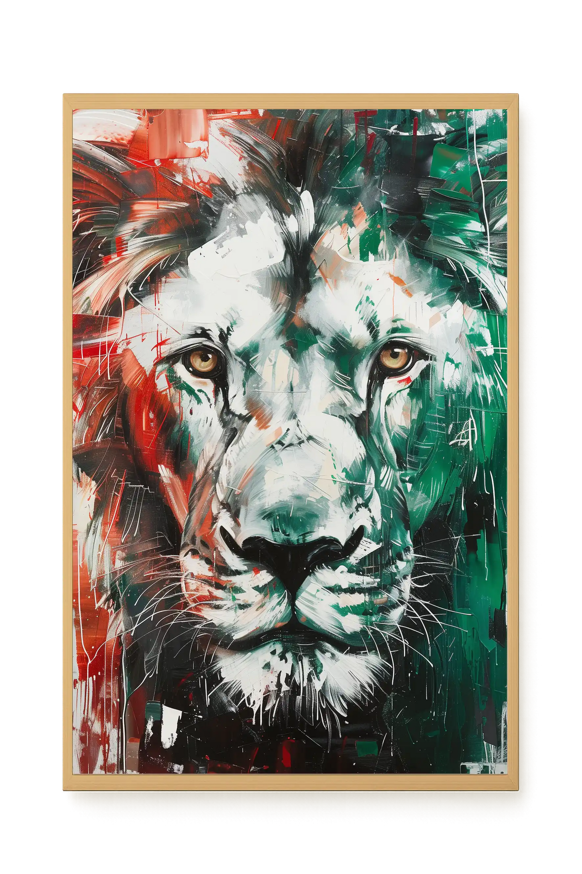 Power Face Canvas Wall Art