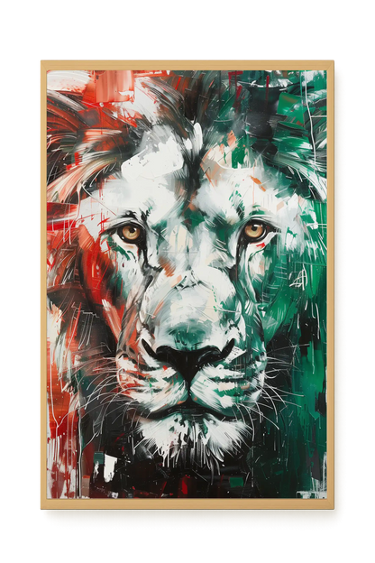Power Face Canvas Wall Art