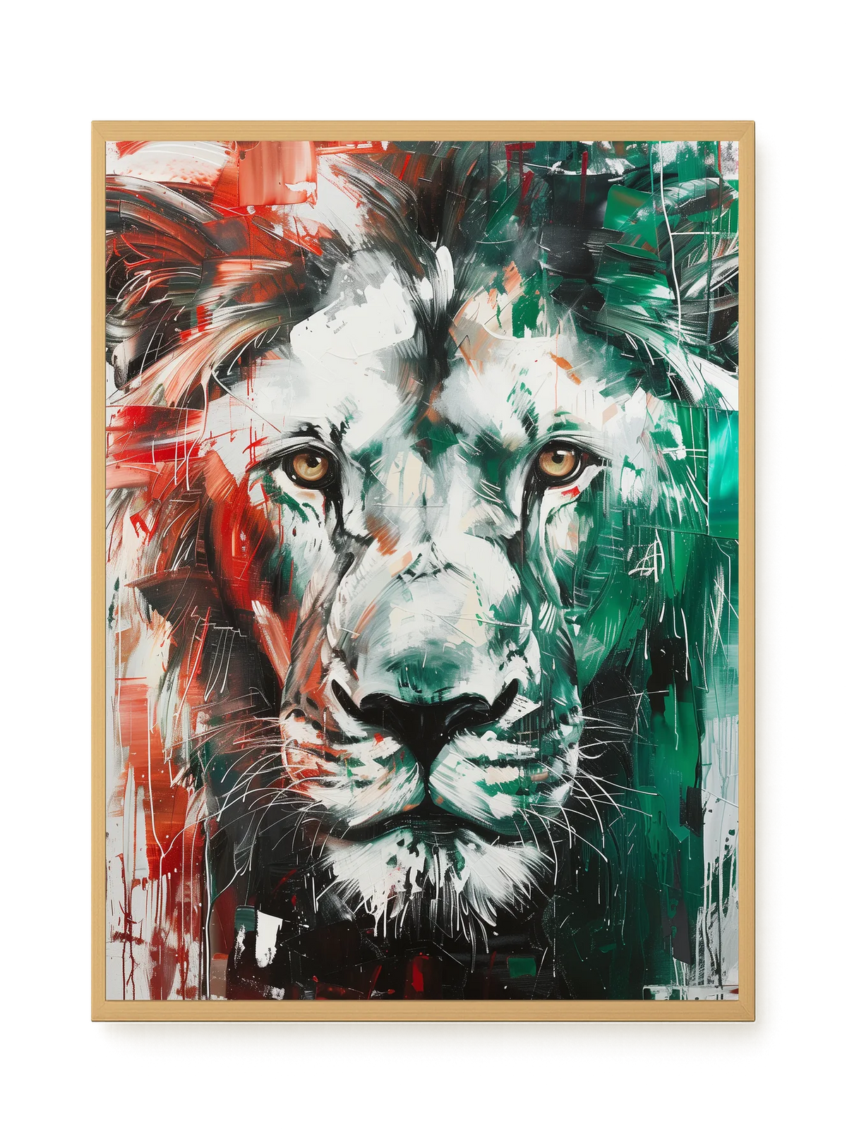 Power Face Canvas Wall Art