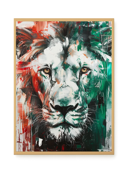 Power Face Canvas Wall Art