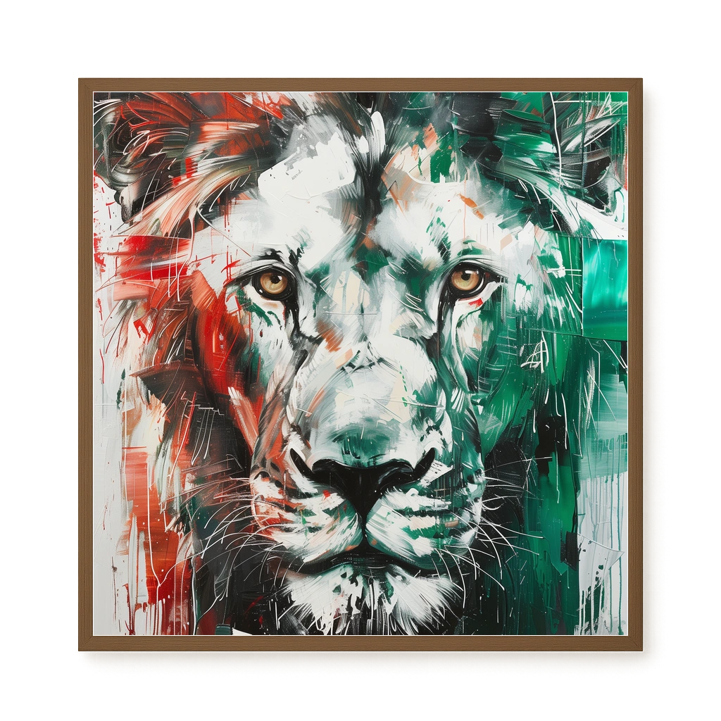 Power Face Canvas Wall Art