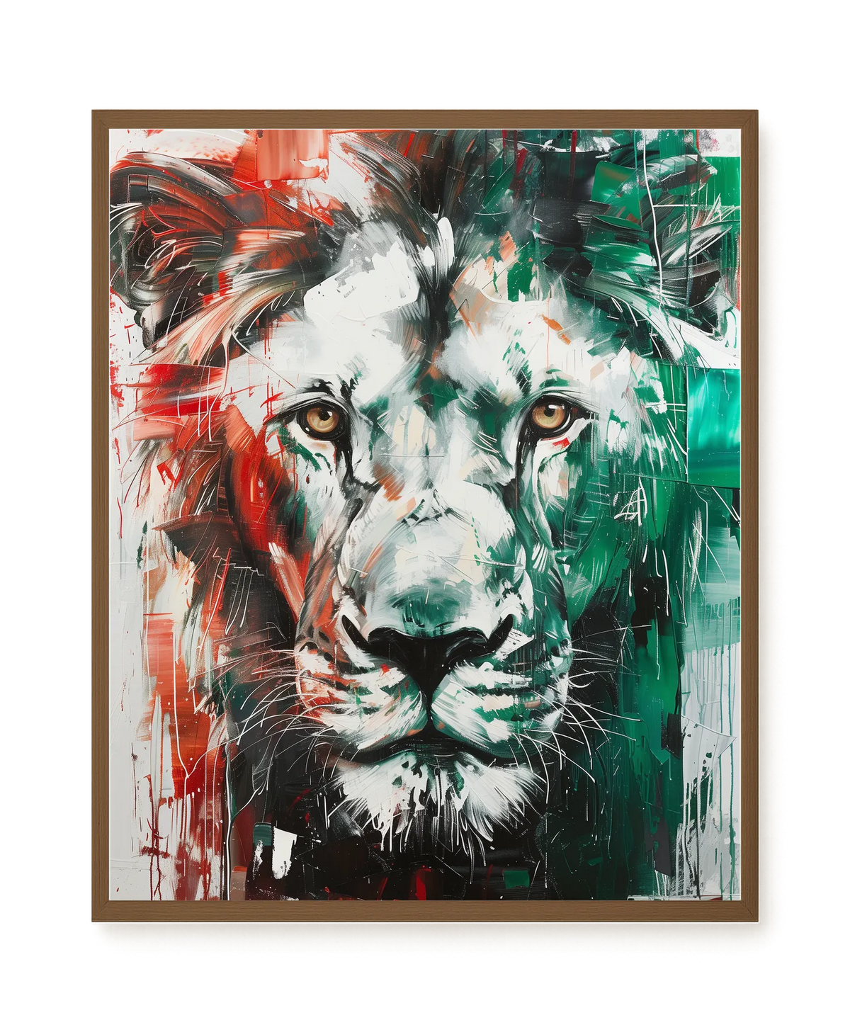 Power Face Canvas Wall Art