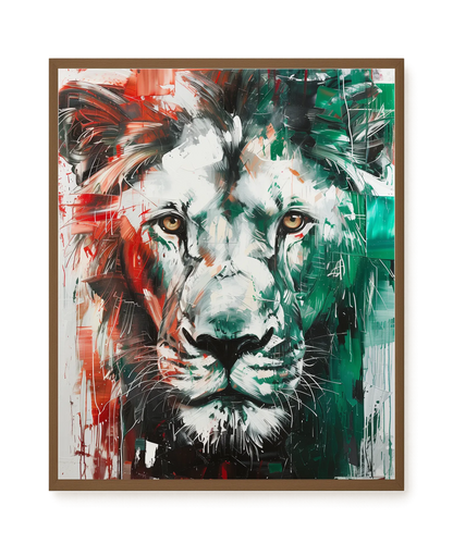 Power Face Canvas Wall Art