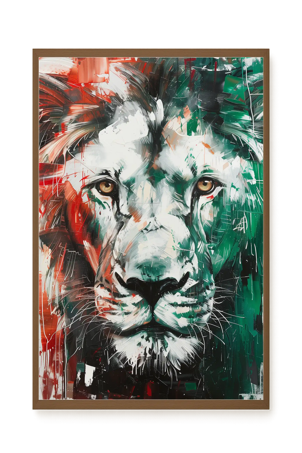 Power Face Canvas Wall Art