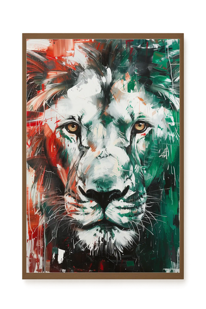 Power Face Canvas Wall Art