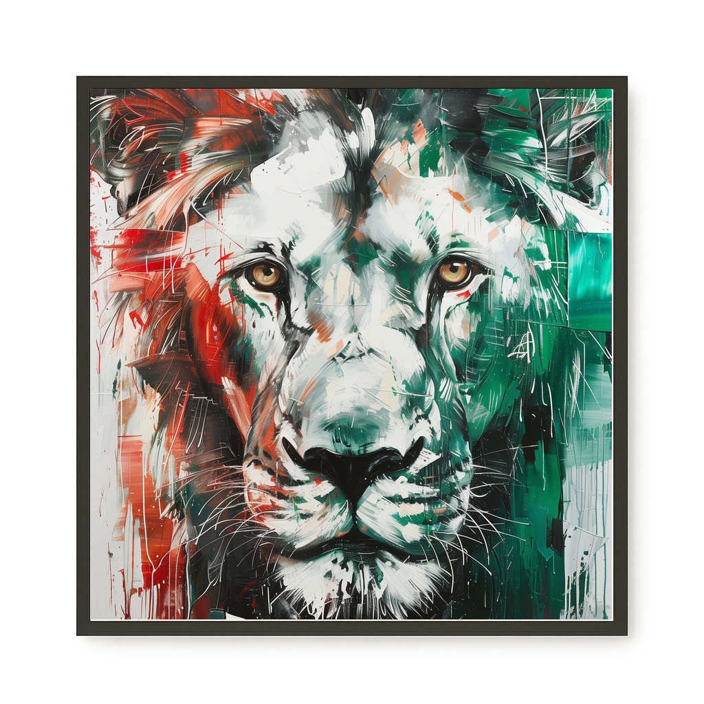 Power Face Canvas Wall Art