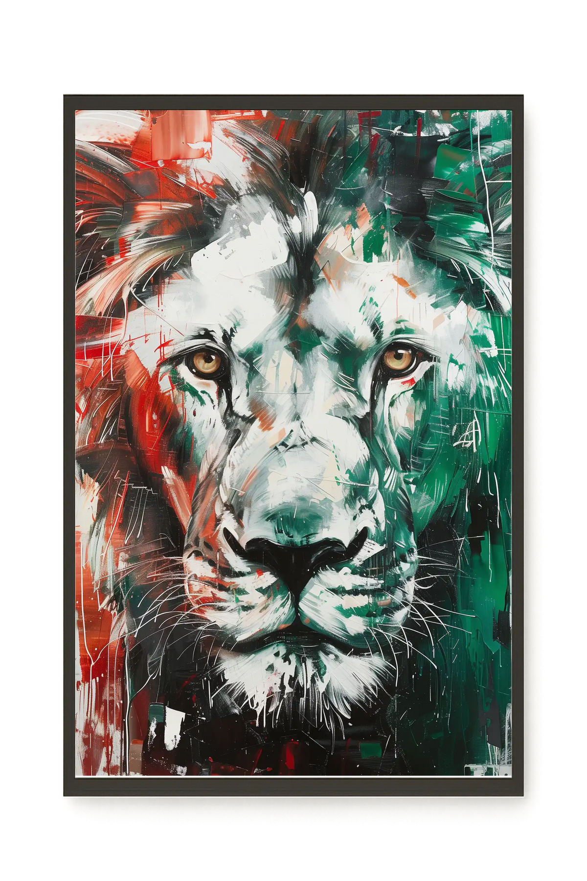 Power Face Canvas Wall Art