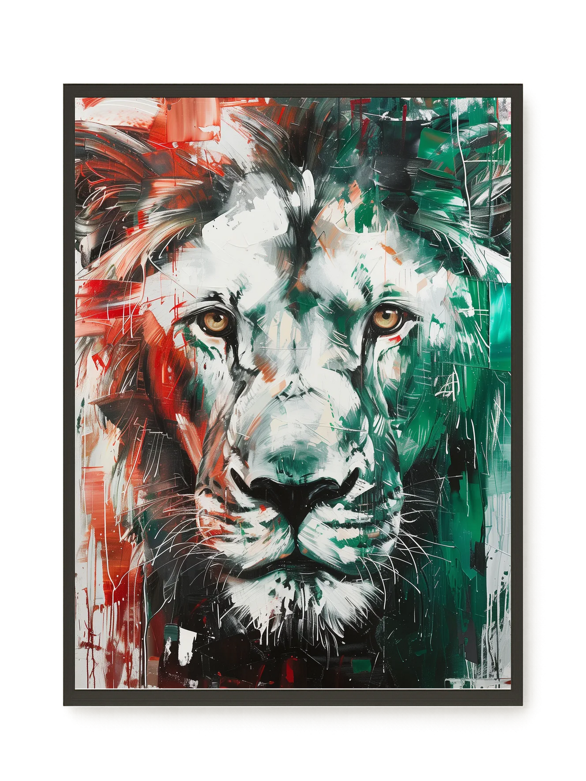 Power Face Canvas Wall Art