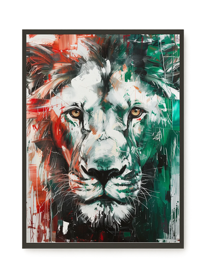 Power Face Canvas Wall Art