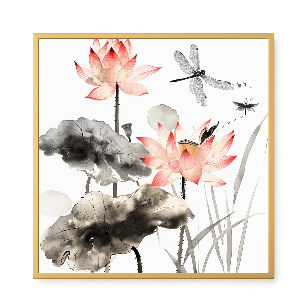 Quiet Lotus Canvas Print
