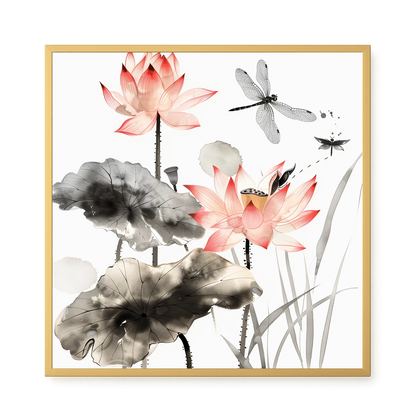 Quiet Lotus Canvas Print