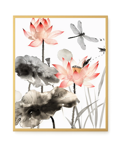 Quiet Lotus Canvas Print