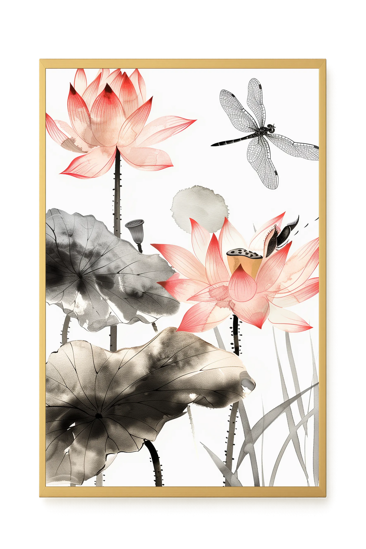 Quiet Lotus Canvas Print
