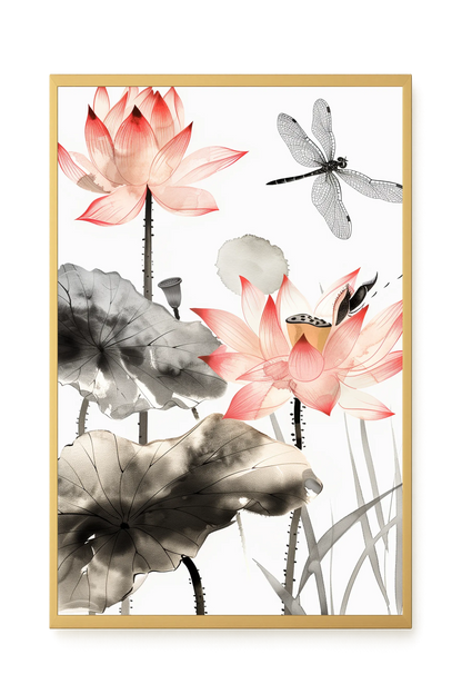 Quiet Lotus Canvas Print