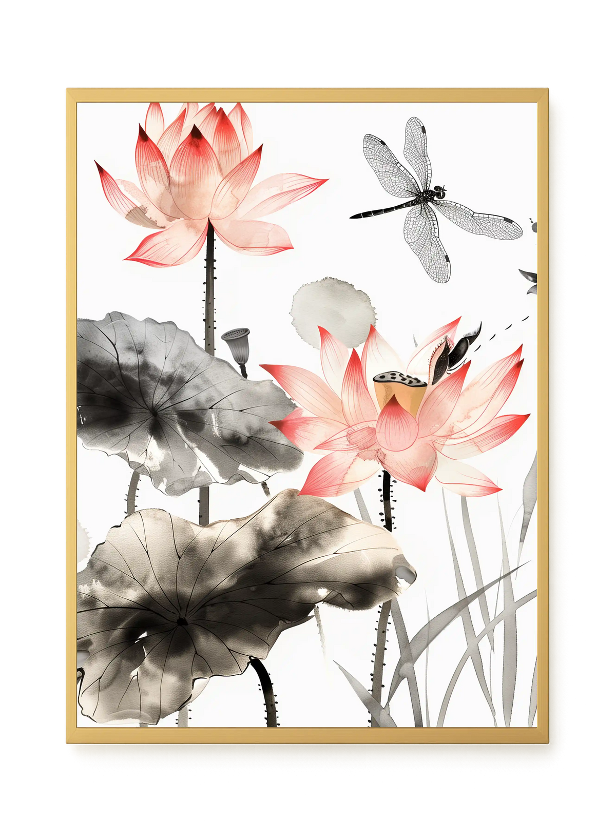 Quiet Lotus Canvas Print
