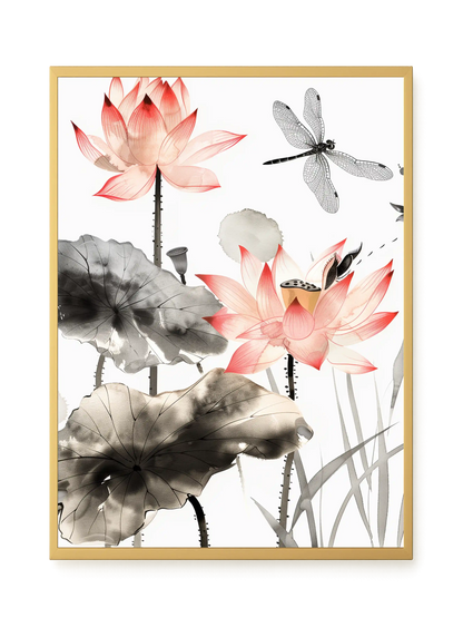 Quiet Lotus Canvas Print