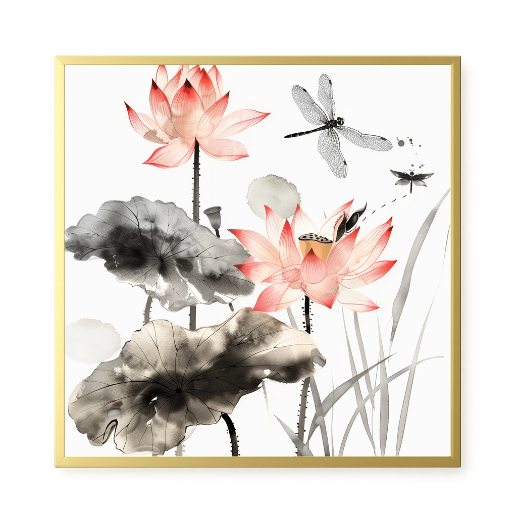 Quiet Lotus Canvas Print
