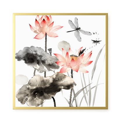 Quiet Lotus Canvas Print
