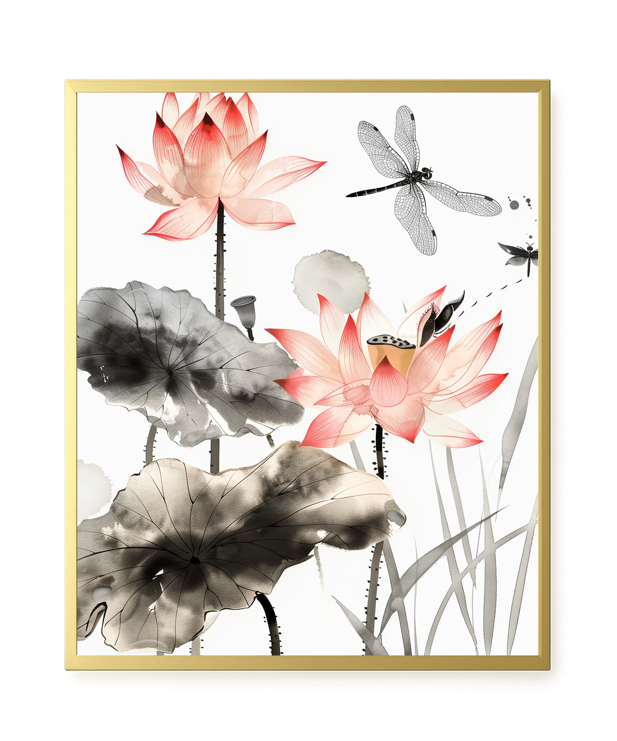 Quiet Lotus Canvas Print