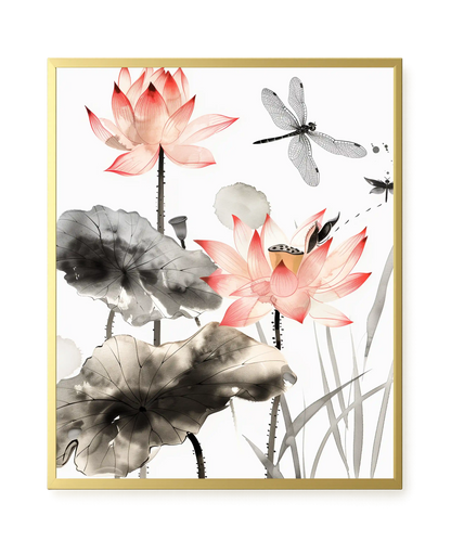 Quiet Lotus Canvas Print