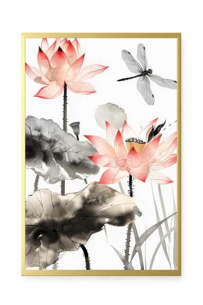 Quiet Lotus Canvas Print