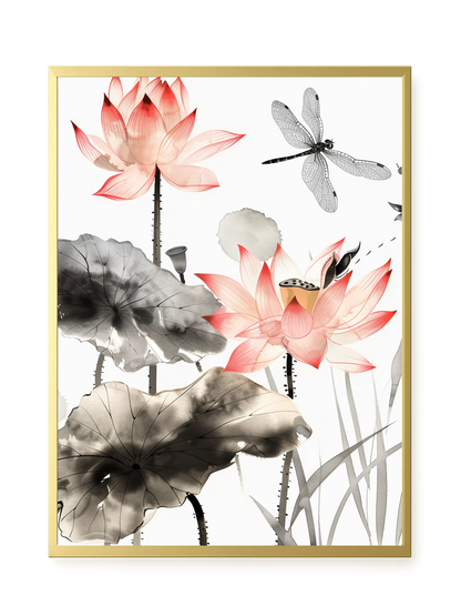 Quiet Lotus Canvas Print