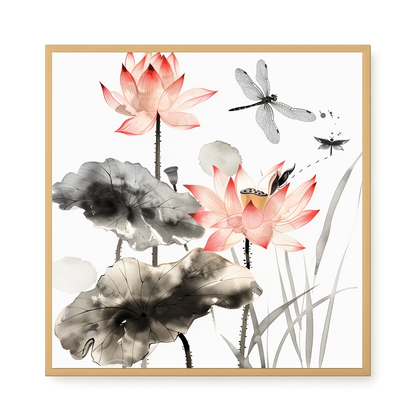 Quiet Lotus Canvas Print